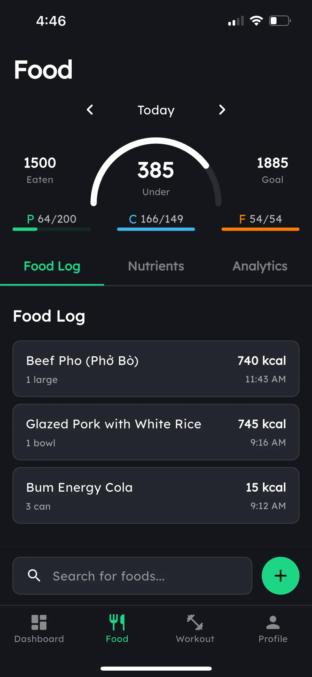 Mofilo Food Logging - Nutrition That Makes Sense For Your Body